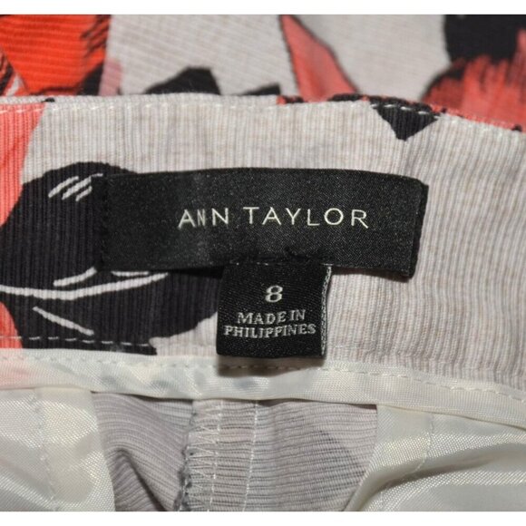 Ann Taylor Devin City Shorts Size 8 Colorful Floral Casual Summer Cotton Stretch - Picture 6 of 8